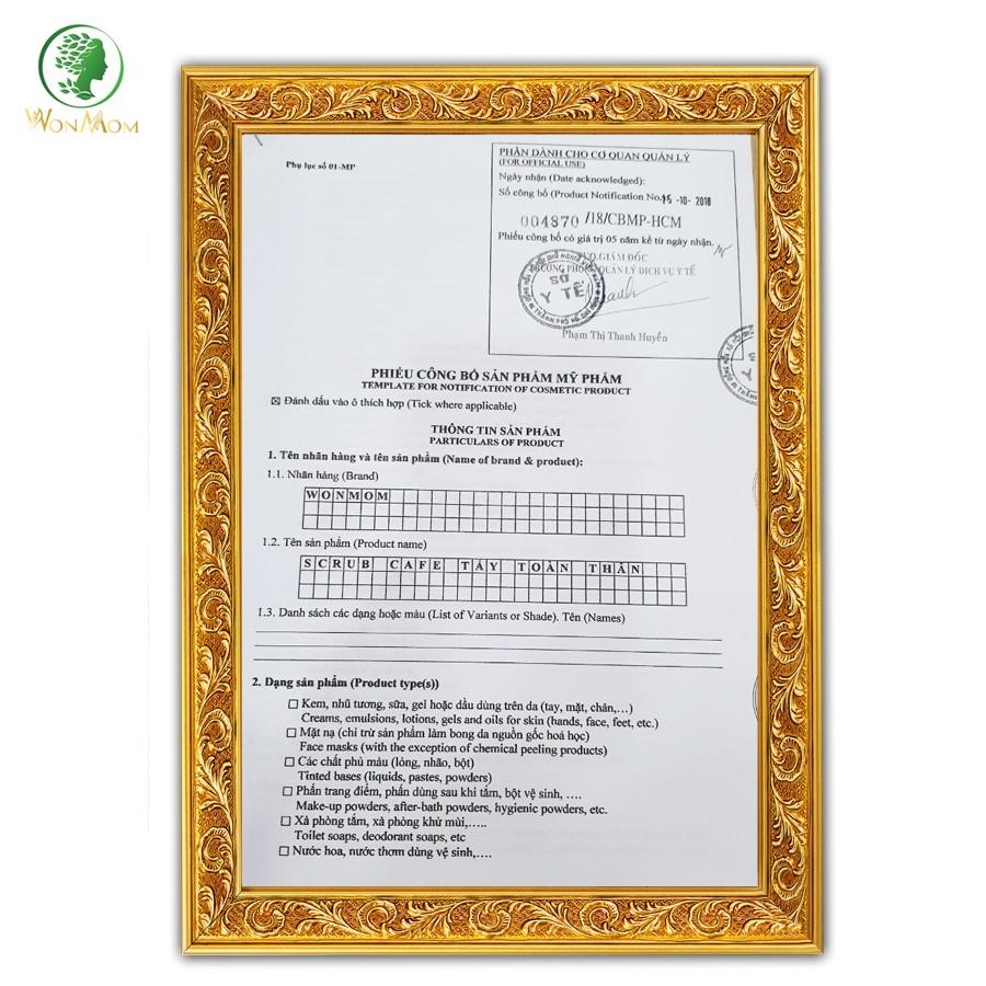 Bộ dưỡng trắng hồng da toàn thân Wonmom