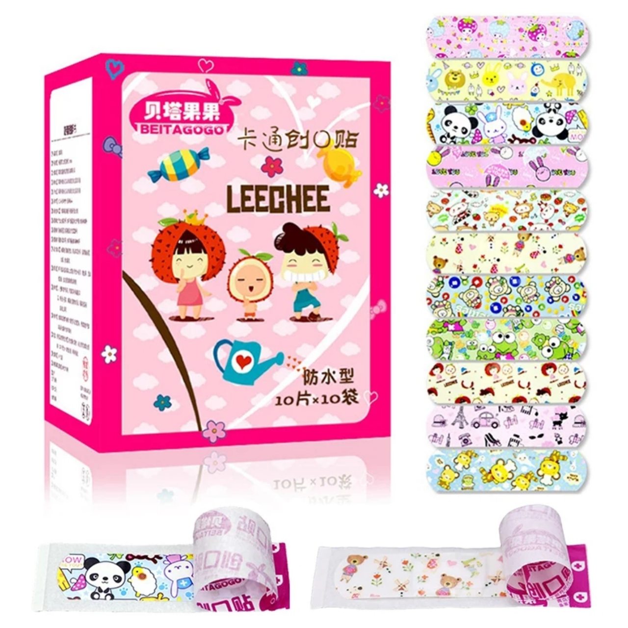 Set 10 miếng băng keo cá nhân y tế họat hình dễ thương cho bé – I001