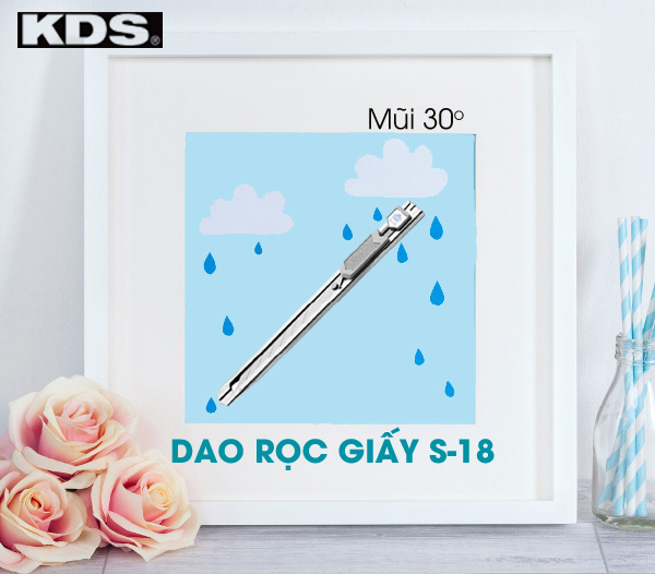 dao rọc giấy nhật KDS S-18