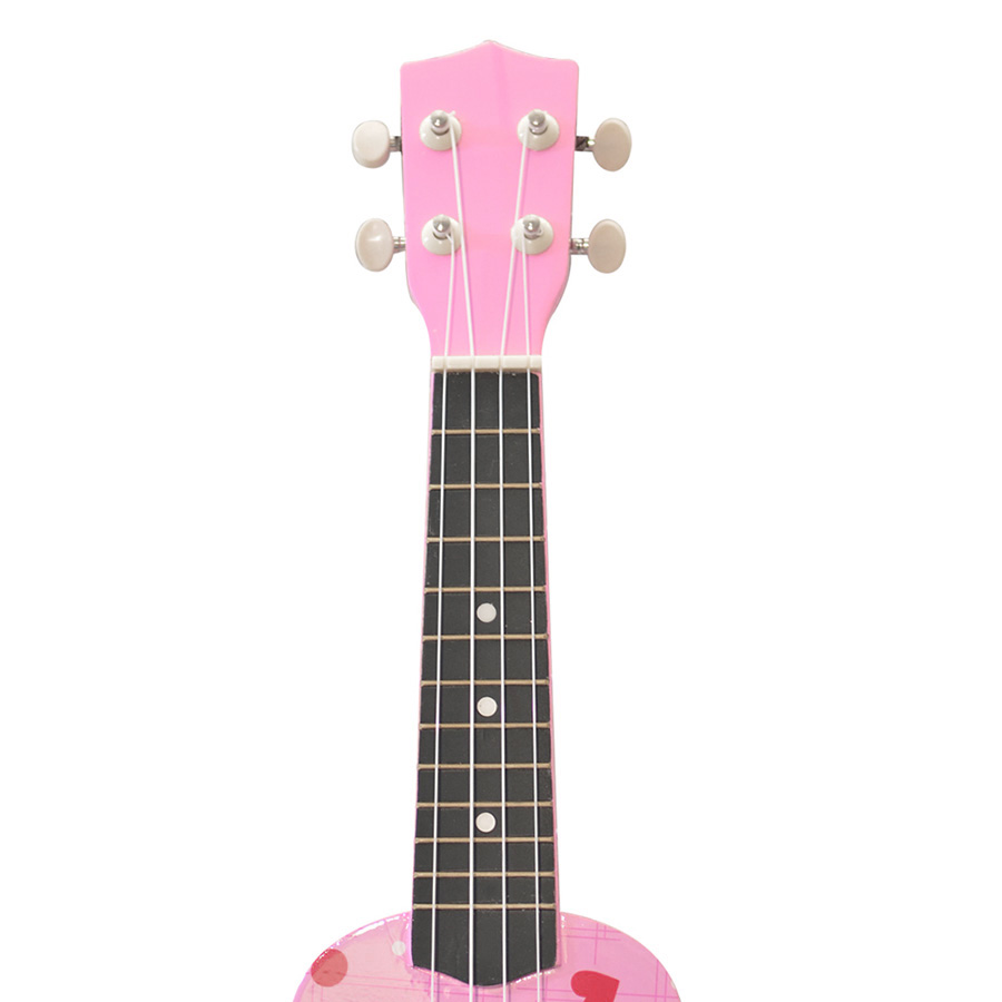 Ukulele Hoạt Hình Kitty Hồng KBD 33A7