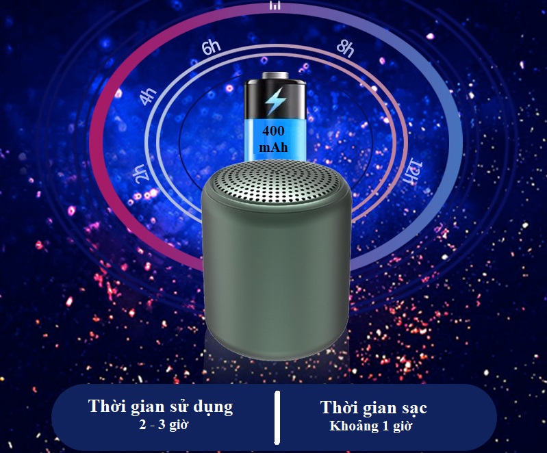 Loa Bluetooth Mini không dây nhỏ gọn tiện lợi âm thanh chuẩn hàng chính hãng