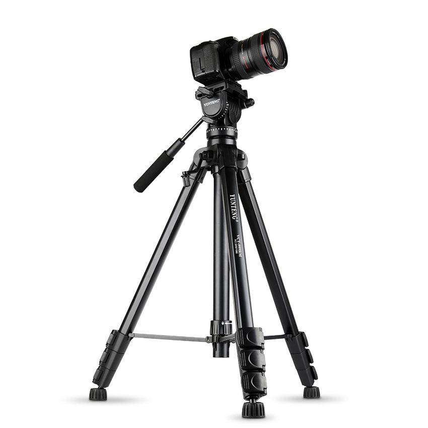 Chân máy tripod YUNTENG VCT-999RM dùng cho máy ảnh và điện thoại - Hàng Chính hãng