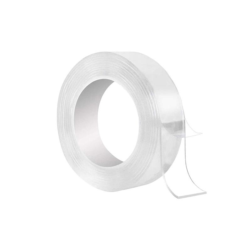 Băng Keo Nano Tái Sử Dụng Hai Mặt Trong Suốt Dài 1m Chống Thấm Nước