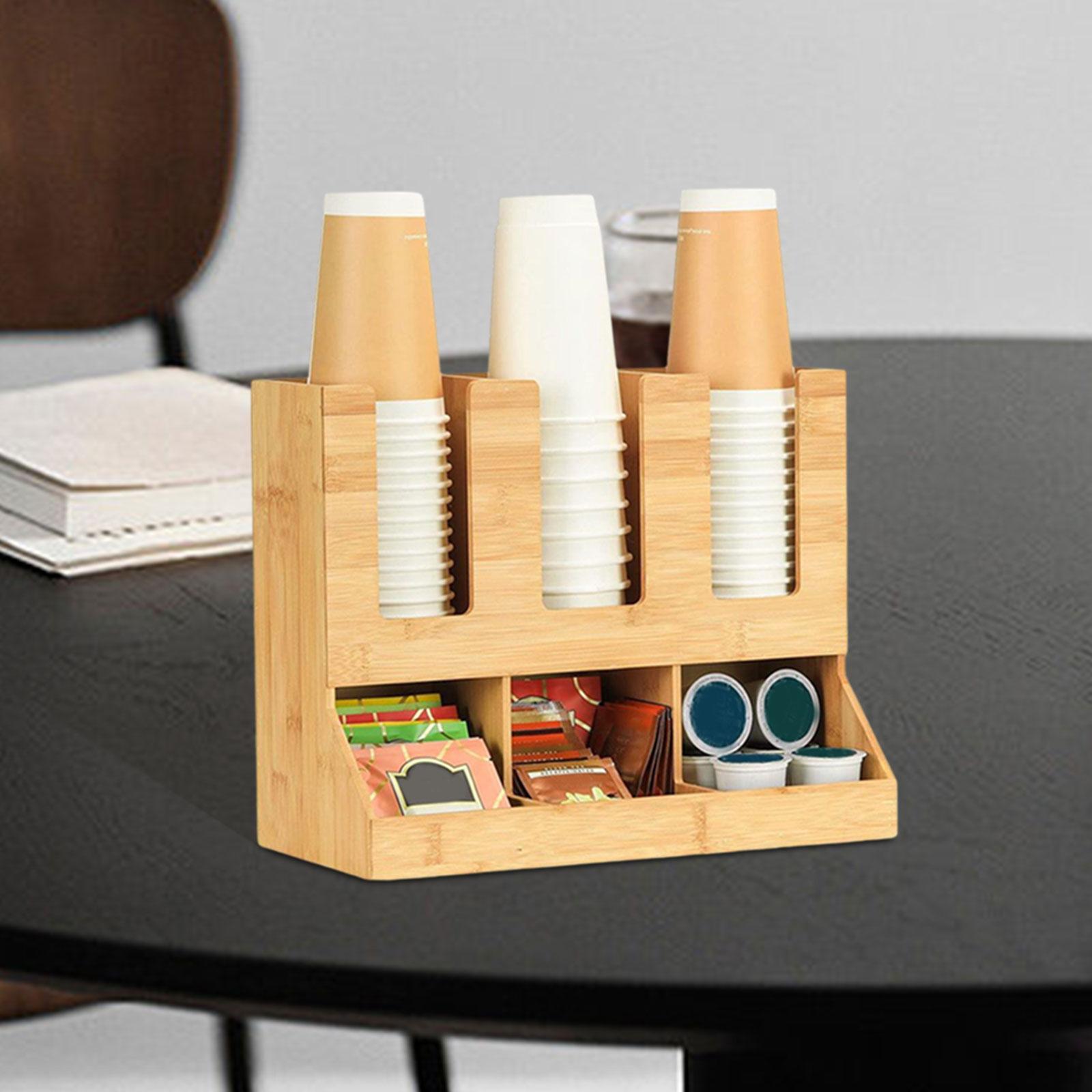 Organizer Breakroom Accessories Caddy Coffee Bar Accessories Organizer for Gatherings
