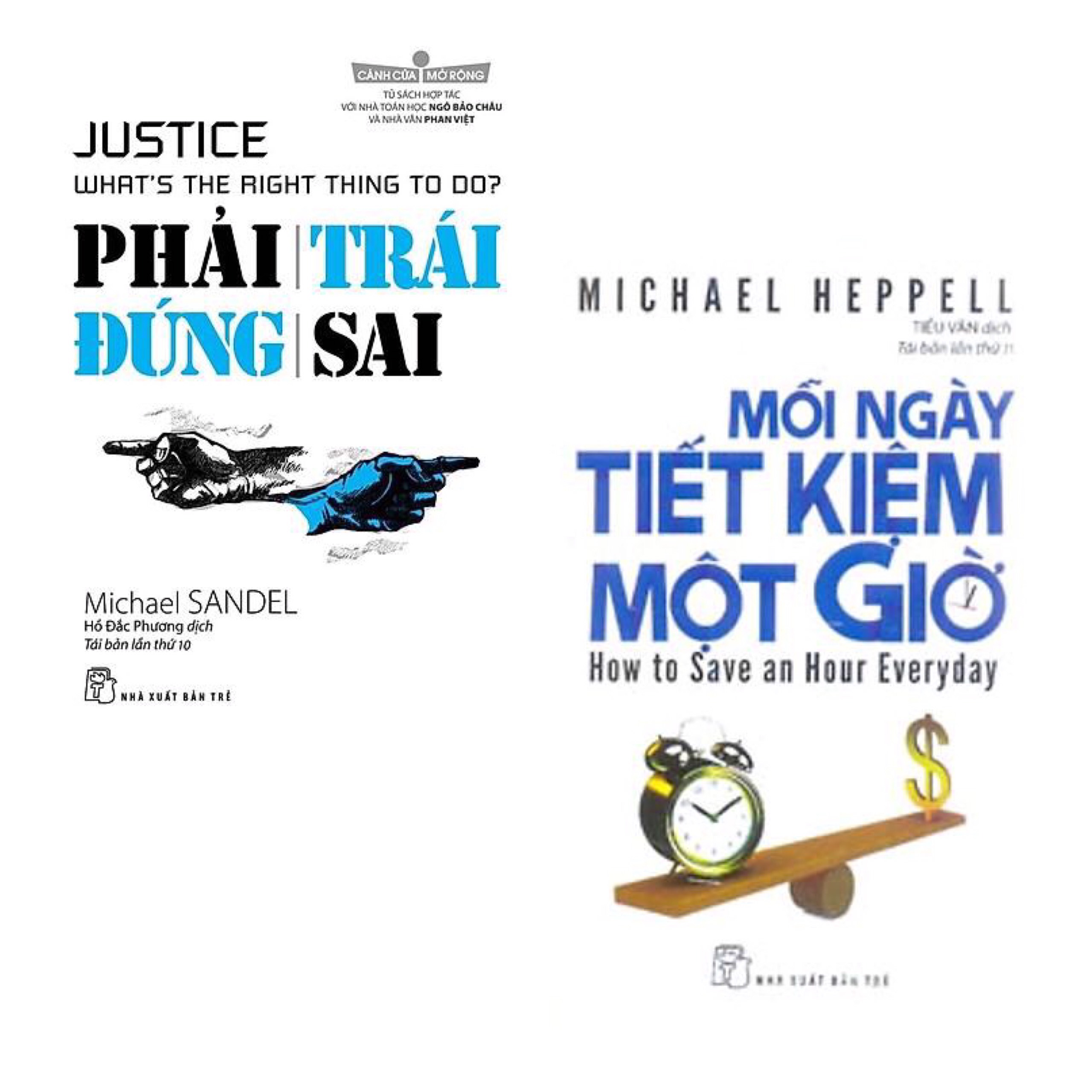 Combo Sách Kỹ Năng Sống Làm Thay Đổi Con Người Bạn: Phải Trái Đúng Sai (Tái Bản) + Mỗi Ngày Tiết Kiệm Một Giờ (Tái Bản Lần Thứ 11) / Tặng Kèm Bookmark Thiết Kế Happy Life