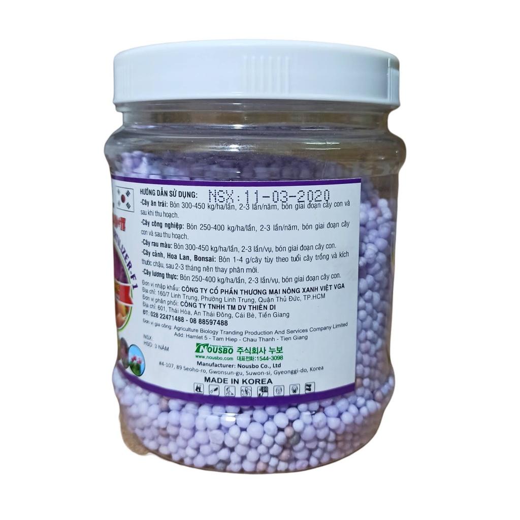 Phân tan chậm thông minh Hàn Quốc Agrolife 20-10-10+TE 500gr Cho Lan,Cây kiểng, cây nông nghiệp