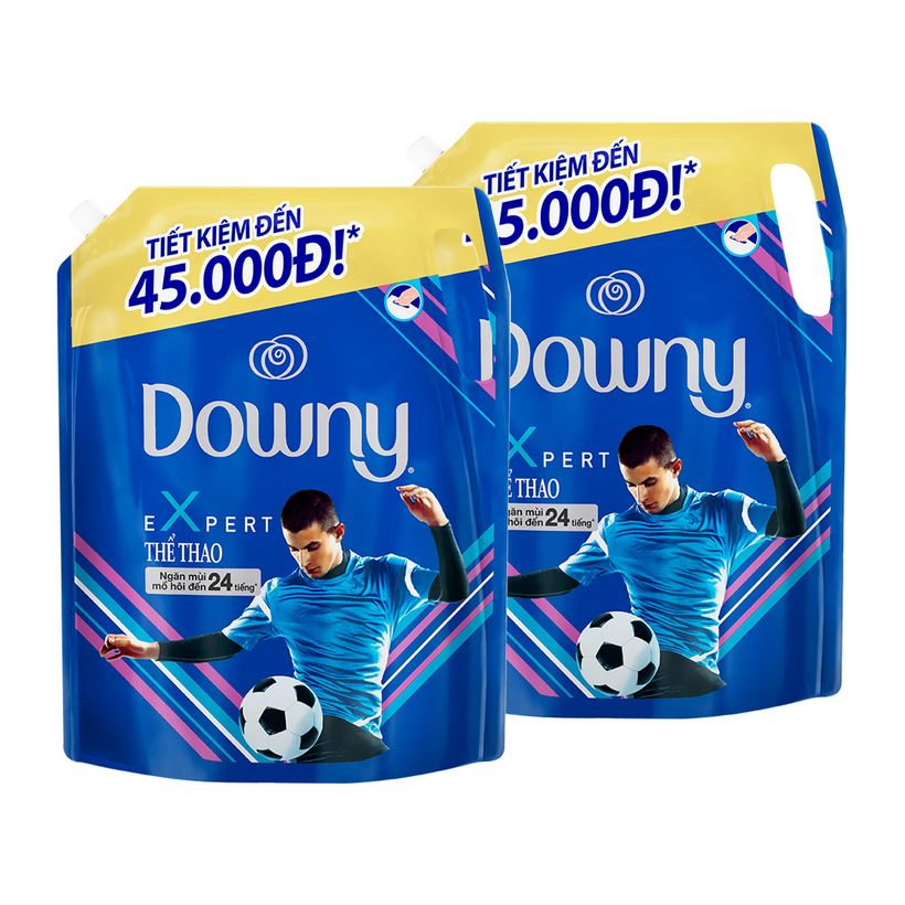Combo 2 Nước Xả Vải Downy Thể Thao 2.4L