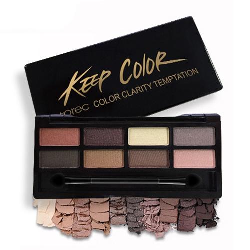 Bảng phấn mắt + má 8 ô Keep Color kèm cọ tán