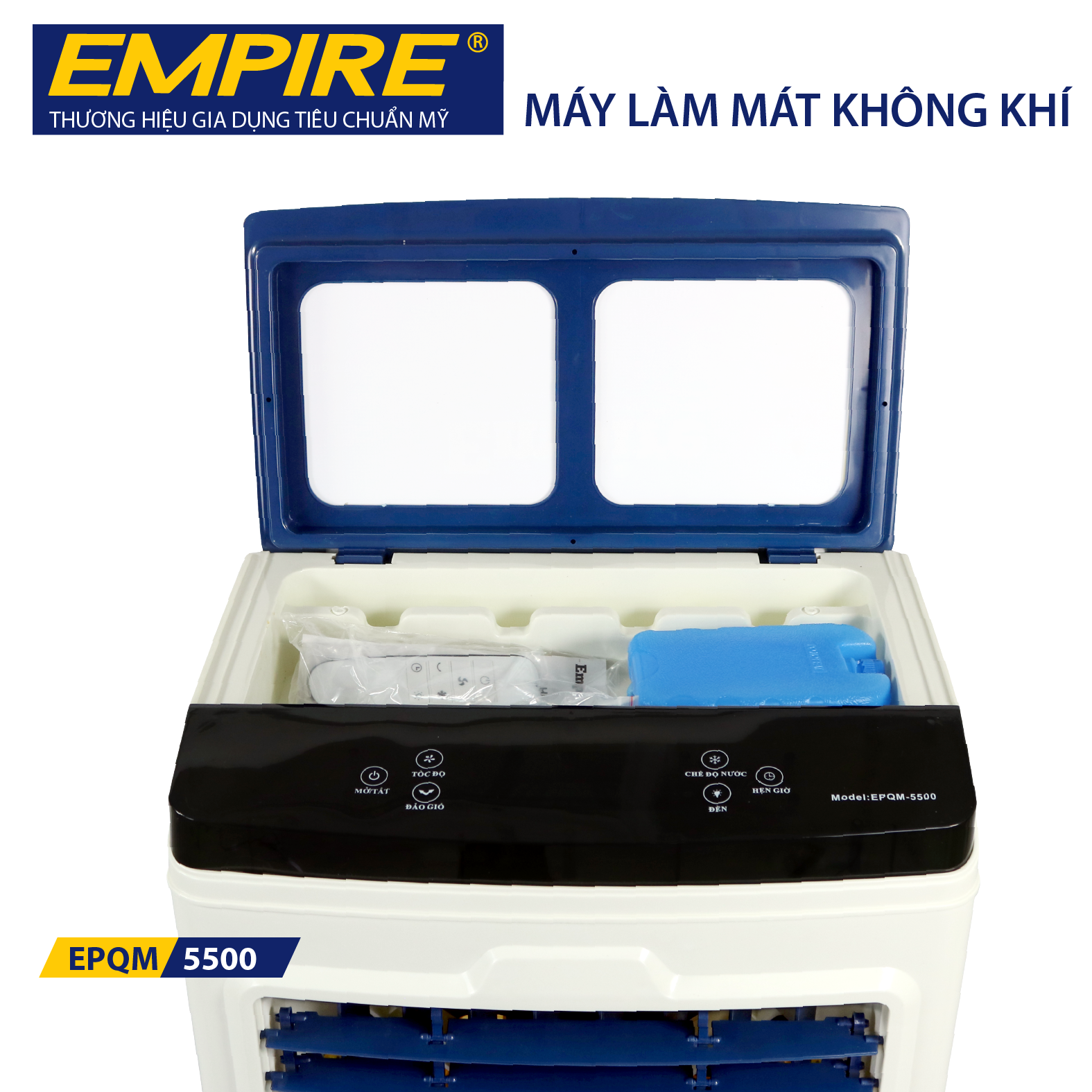 Quạt làm mát không khí Empire - Model EPQM 5500- Hàng chính hãng.