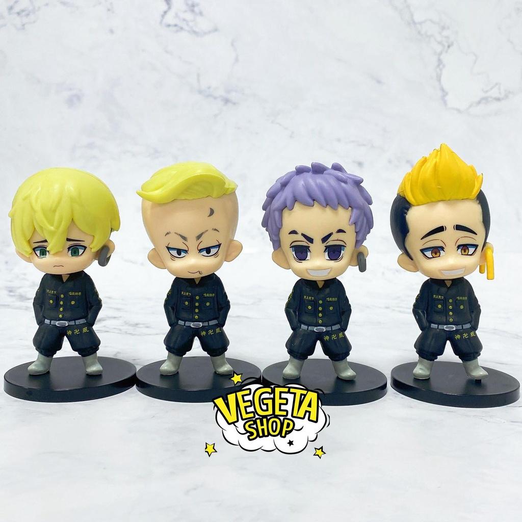 Mô hình Tokyo Revengers - Takemichi Chifuyu Mikey Draken Pachin Baji Mitsuya Kazutora Hanma - Cực to nét đẹp - Cao 10cm