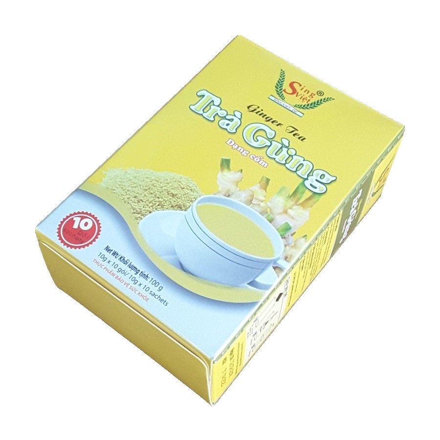 Hình ảnh Trà gừng dạng cốm Sing Việt 100g