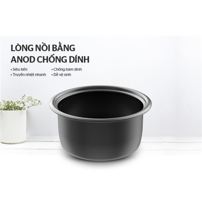 nồi cơm điện Sunhouse SHD8132-nồi cơm điện nắp rời 1.8 lít-chống dính-bảo hành 12 tháng toàn quốc