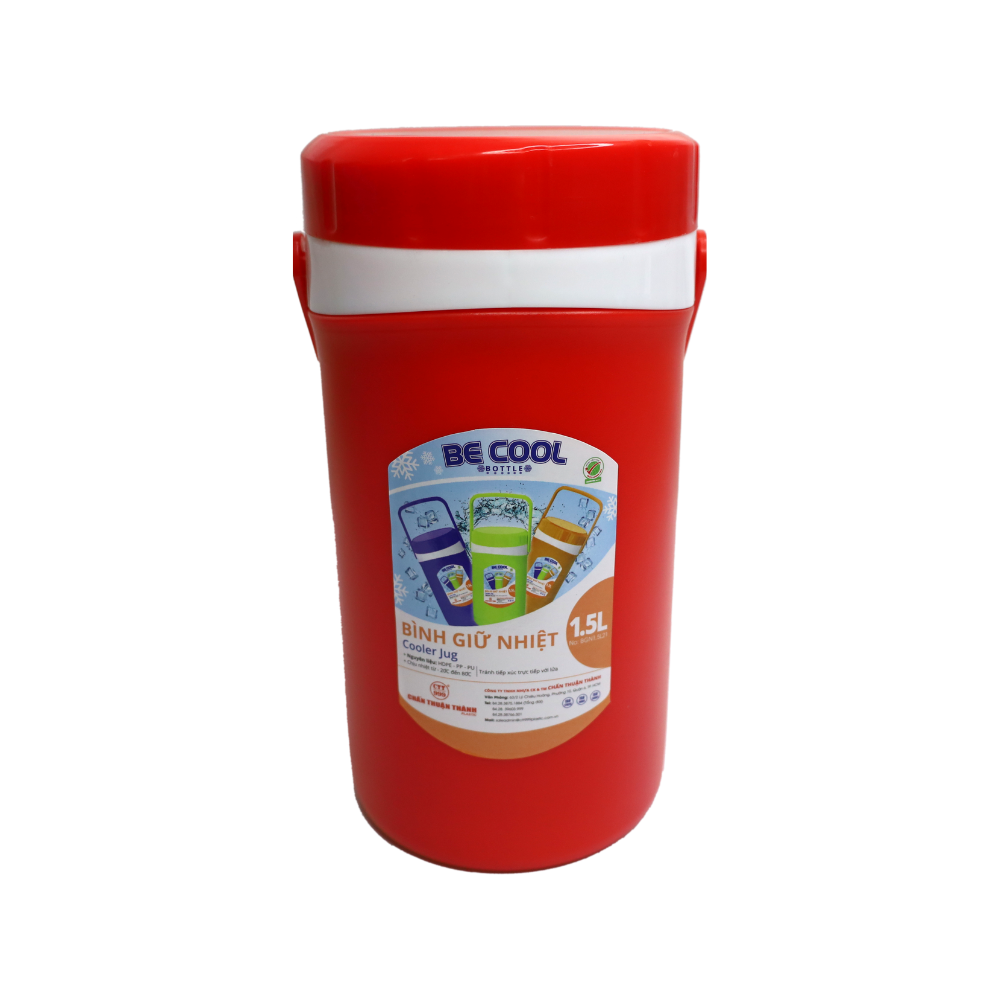 Bình giữ nhiệt Becool 1L CTT 999 Chấn Thuận Thành giữ nhiệt nóng lạnh (BGN1L22) giao hàng màu ngẫu nhiên
