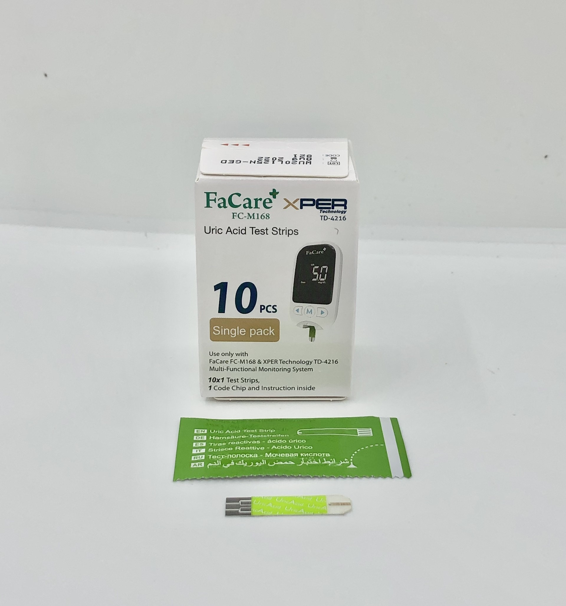 Que thử Axit Uric (gout) dành cho Máy đo đa năng Facare 5 trong 1 FC-M168 (TD-4216)