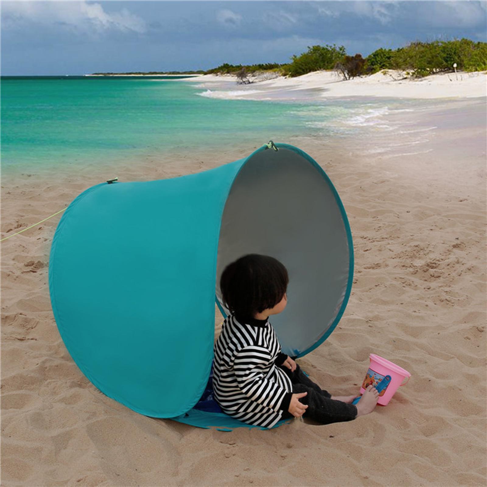 Baby Beach Tent, Automatic Popup Baby Tent with Pool for Beach, UPF 50+ Protection Summer Shade Tent , Sun Baby Beach Umbrella for Infant under Age 3
