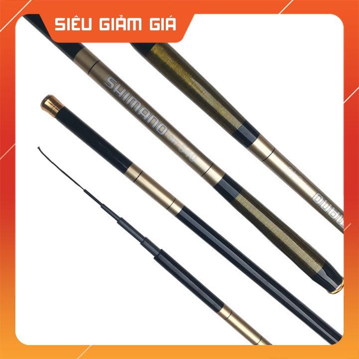 Cần Câu Đơn, Cần Câu Tay Shiamno 5H đủ size 3m6 - 6m3. Tặng Ngày bộ phụ kiện như hình - ĐỒ CÂU NGỌC HẢI