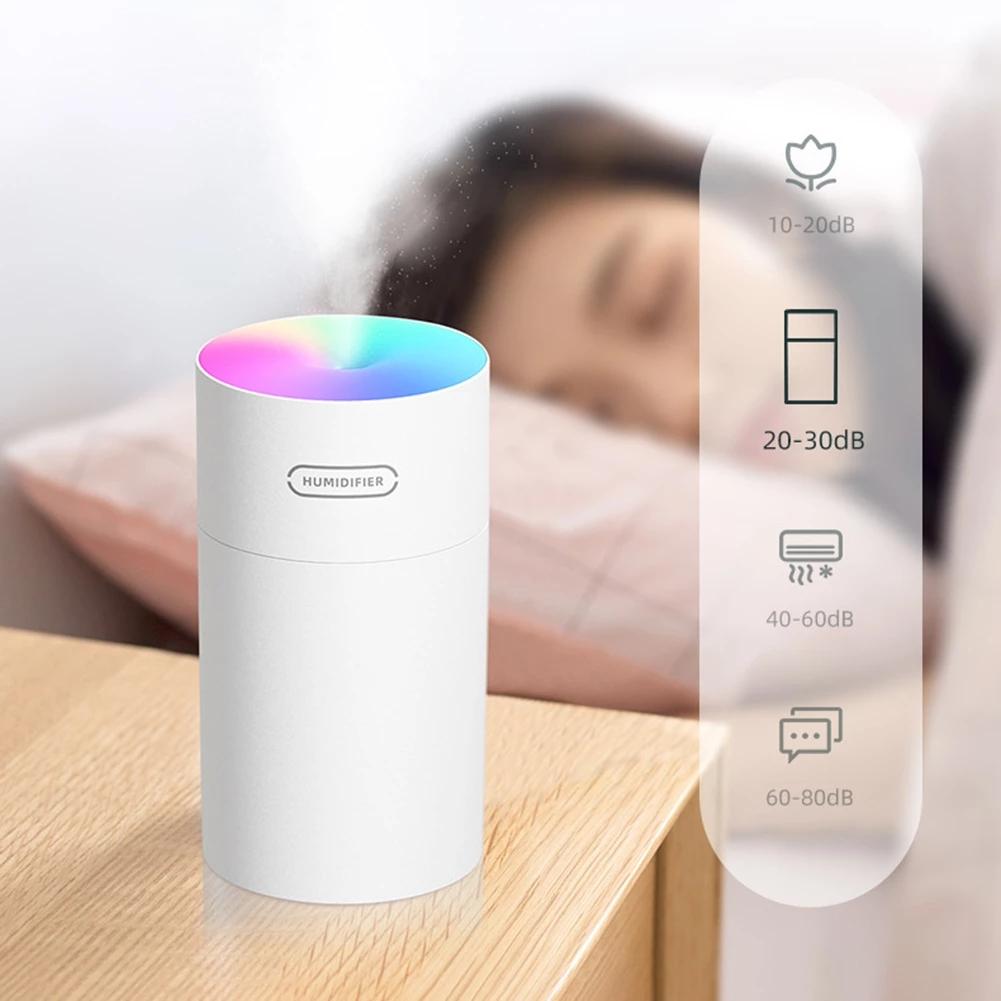 Mini Siêu Âm Thanh Máy Tạo Độ Ẩm Không Khí Mềm Mại USB Máy Khuếch Tán Tinh Dầu Nhà Hơi Xe Máy Lọc