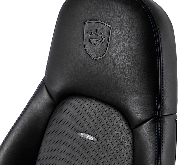 Ghế Chơi Game NobleChairs ICON Series - Đen/Đỏ - Hàng Chính Hãng