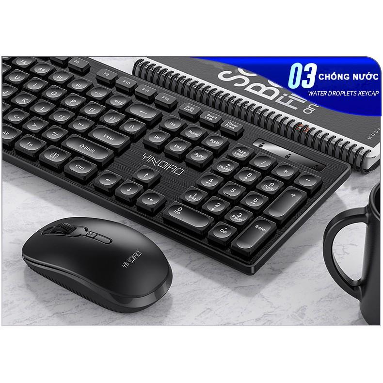 Bộ bàn phím chuột không dây Max3 combo gồm chuột và bàn phím văn phòng giá rẻ cho máy tính