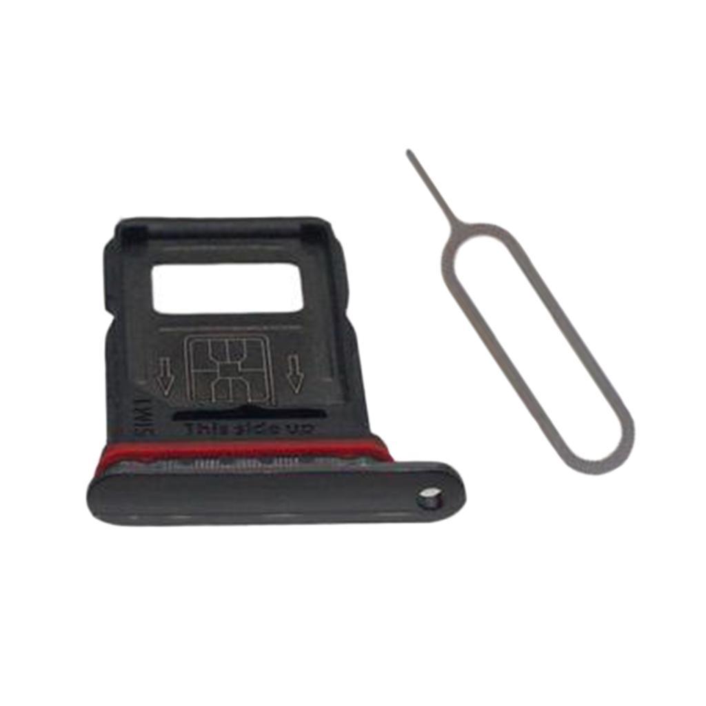 Dual SIM Card Holder Slot Tray Replacement for OnePlus 7Pro Seven Pro Gray
