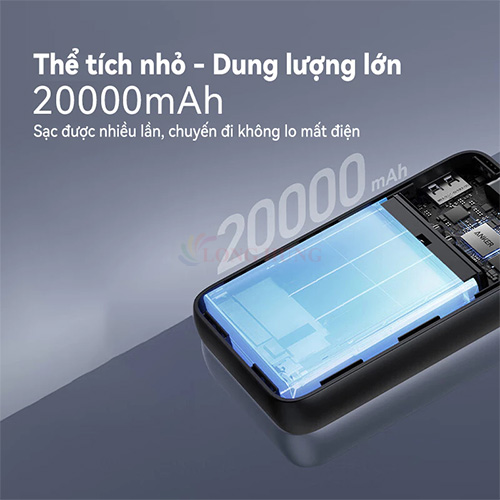 Sạc dự phòng Anker Zolo Power Bank 1USB 1Type-C 45W 20000mAh A110M - Hàng chính hãng