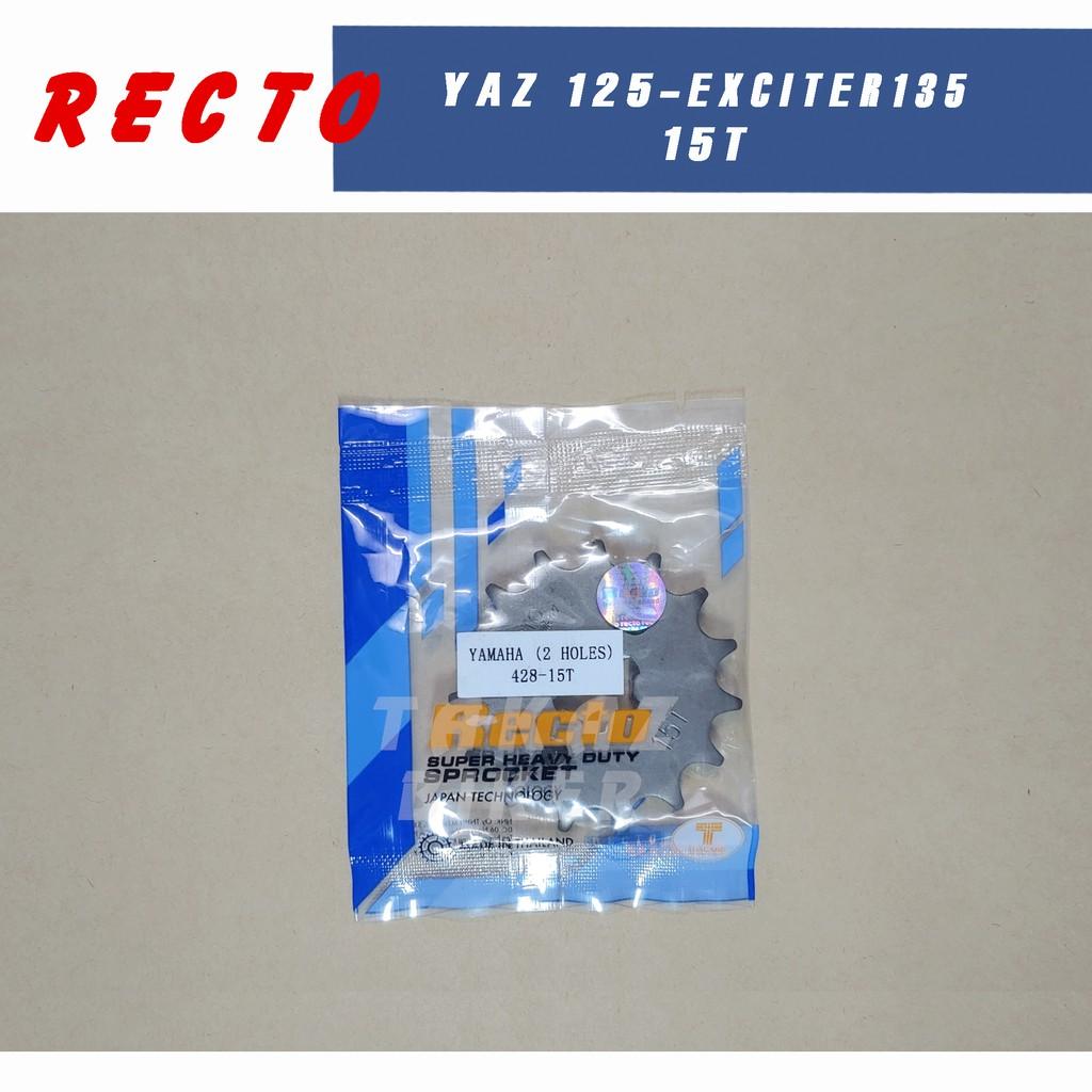 B3 Nhông Sên Dĩa 15T x 43T Recto xe Yamaha YaZ / Exciter135cc - Sên VIX / TFX Phốt Cao Su