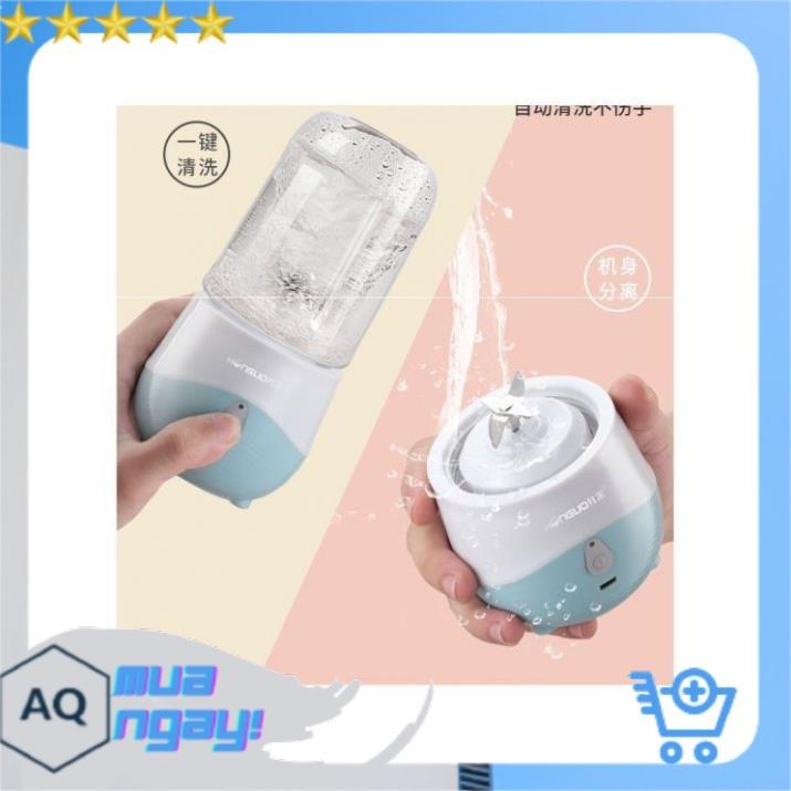 Máy Xay Sinh Tố, Máy Say Sinh Tố Cầm Tay Sạc Tích Điện 300Ml, Dung Lượng Pin 1200Mah, Siêu Tiện Dụng, Bảo Hành 12 Tháng