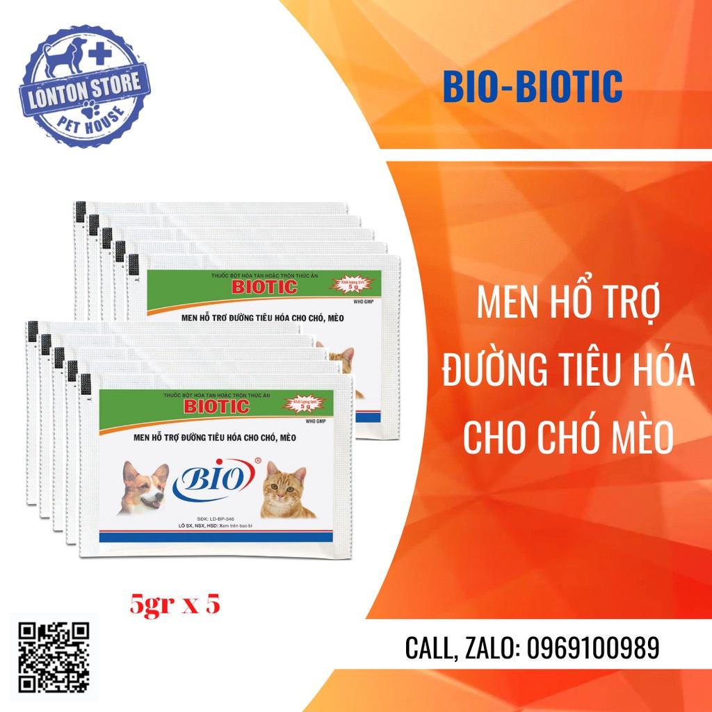 Biotic - Men Tiêu Hóa Hỗ Trợ Đường Tiêu Hóa Cho Thú Cưng, gói 5gr