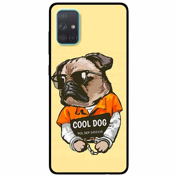 Ốp lưng dành cho Samsung A71 mẫu Cún Lạnh Lùng