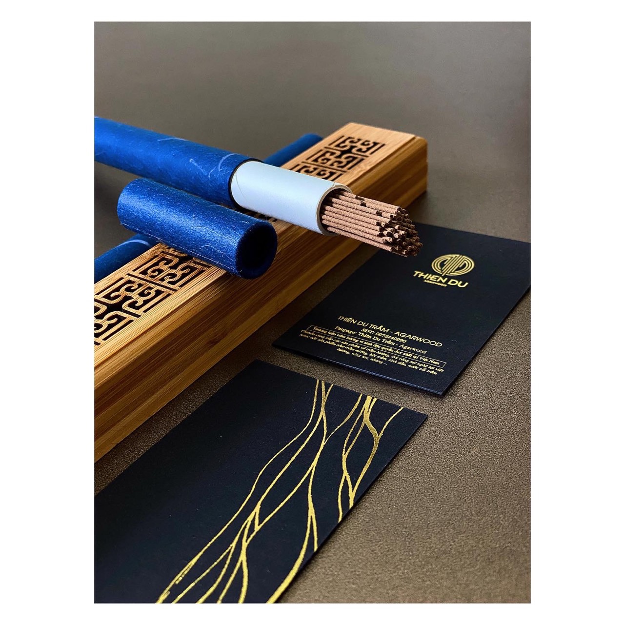 Nhang Không Tăm Trầm Hương Vi Sinh Organic – Agarwood Organic Incense Stick – Nguyên Liệu Tự Nhiên, An Toàn Cho Sức Khỏe