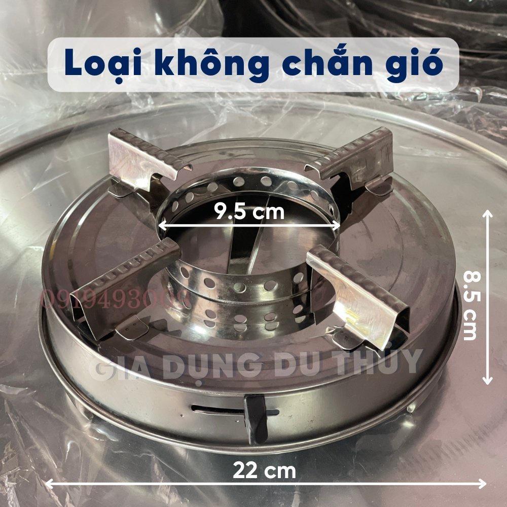 Bếp cồn inox có kiềng chắn gió dùng nấu lẩu bàn quán ăn hoặc mang theo du lịch dã ngoại - BẾP CỒN INOX gia dụng KNY SHOP