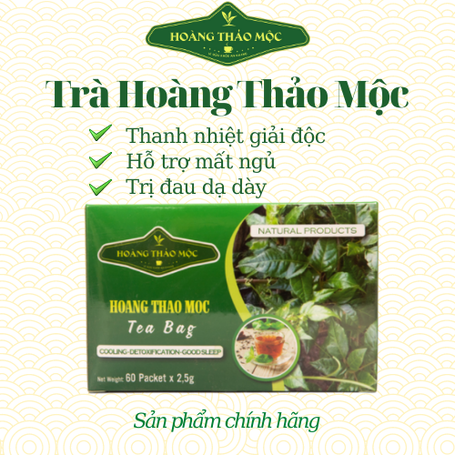 Trà Hoàng Thảo Mộc Túi Lọc 150g (60 Túi) Trà Thảo Mộc Túi Lọc Giúp Mát Gan , Giải Nhiệt , Điều Hòa Huyết Áp