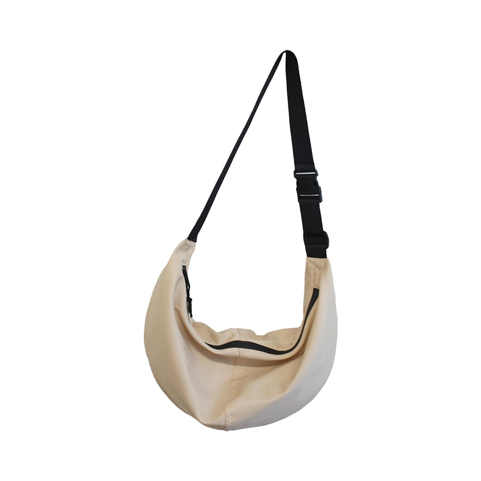 Shoulder Bag Handbag Adult Unisex Casual Shoulder Daypack Pouch Large Capacity Crossbody Bag Dumpling Bag for Outdoor Vacation Walking Beach