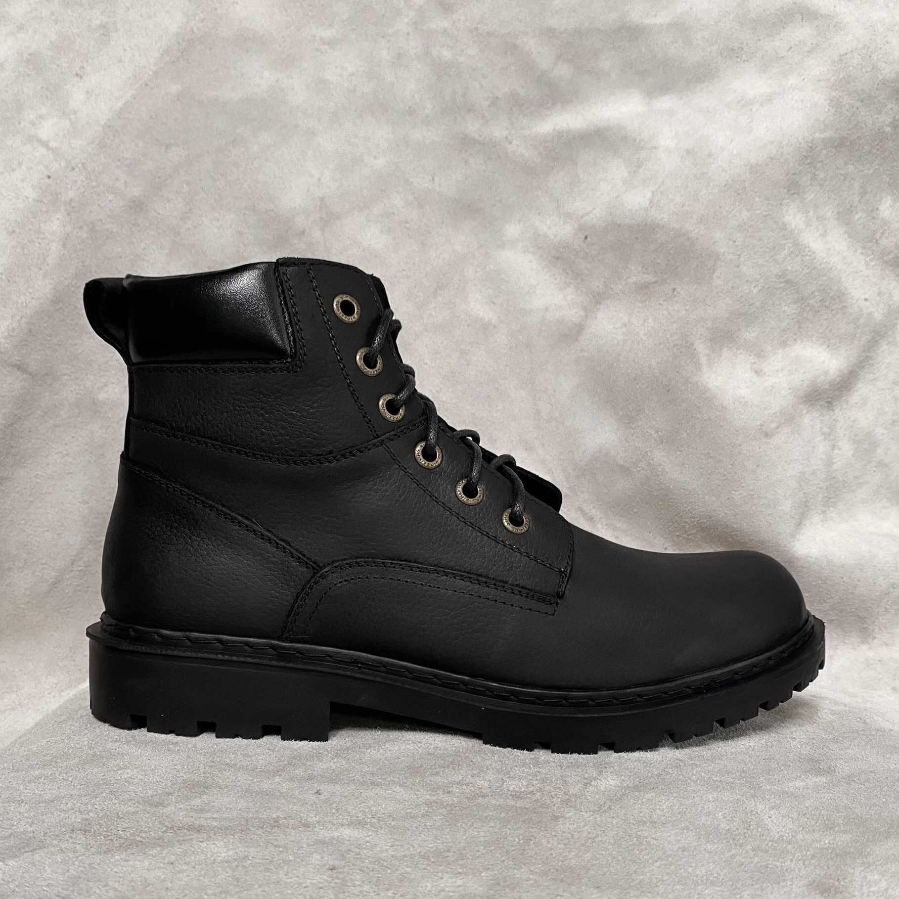 Giày Boots Nam Cổ Cao Da Bò Thật 100% Cao Cấp HN612 Đen Size 38 - 44