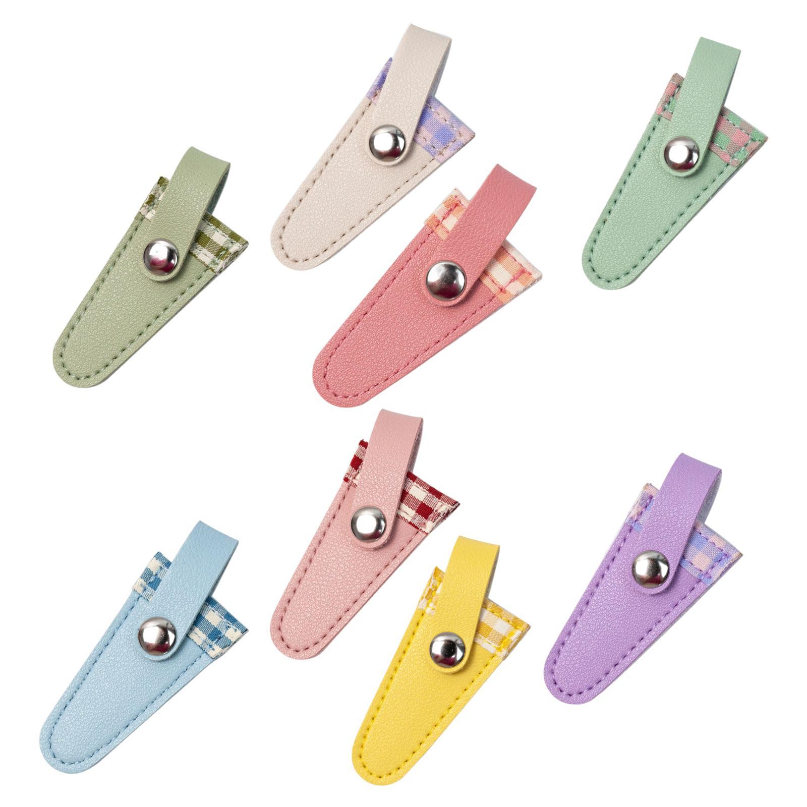 Embroidery Scissors Sheath Cover 8 Pieces Scissors Bag for Quilting Crafts
