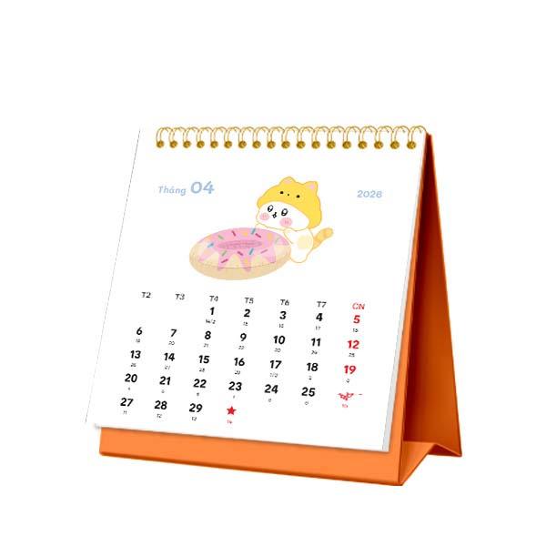 Lịch Bàn Mini - Meow Meow Time