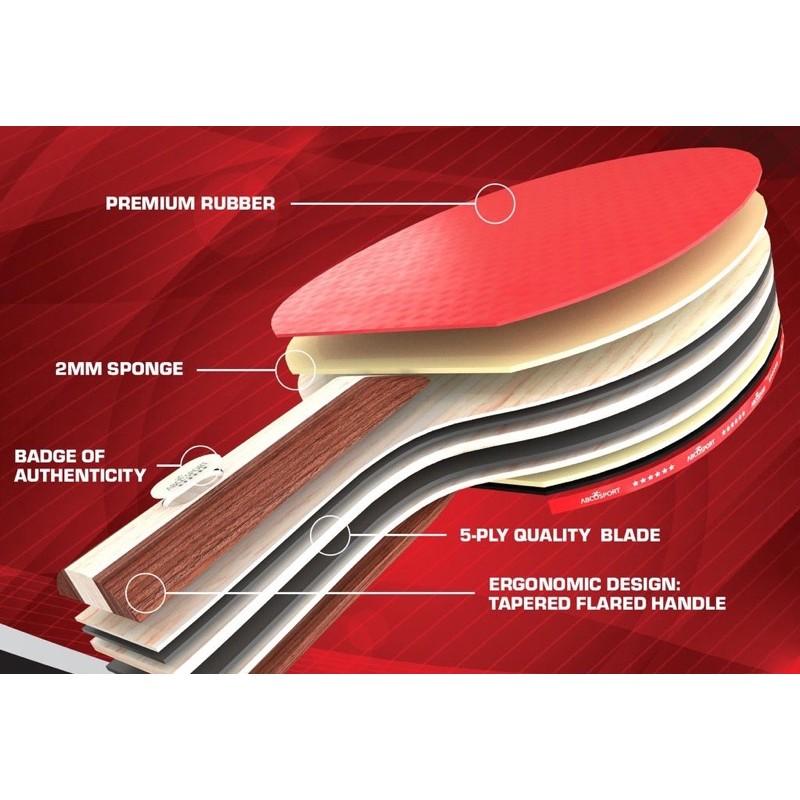 Vợt Bóng Bàn Tặng Kèm 3 Trái Bóng - - LYLYSPORTS