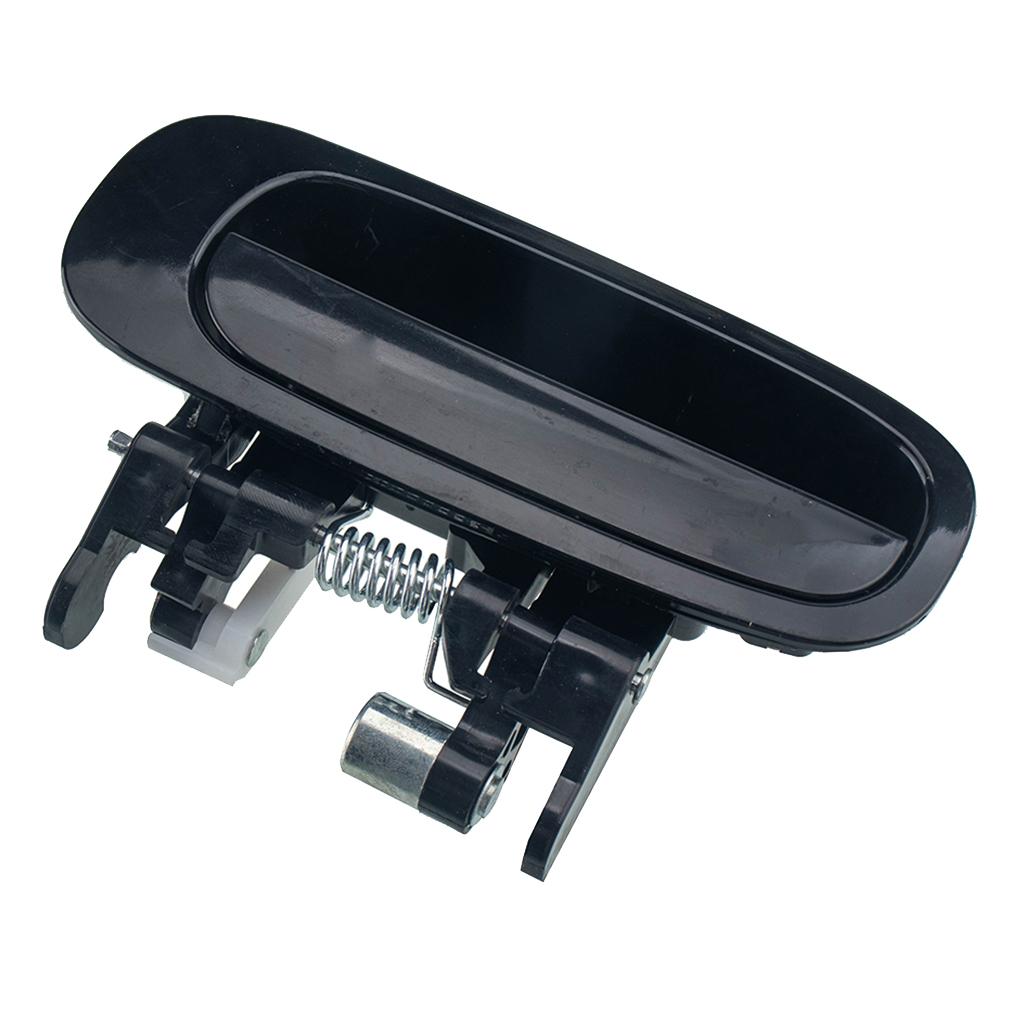 Exterior Rear Left Driver Side Door Handle for 98-02 TOYOTA COROLLA - Black
