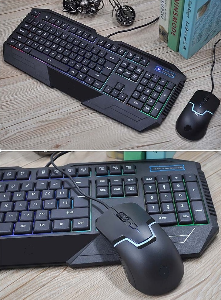 Bộ Bàn Phím Và Chuột Gaming GK1100 LED USB - NTH