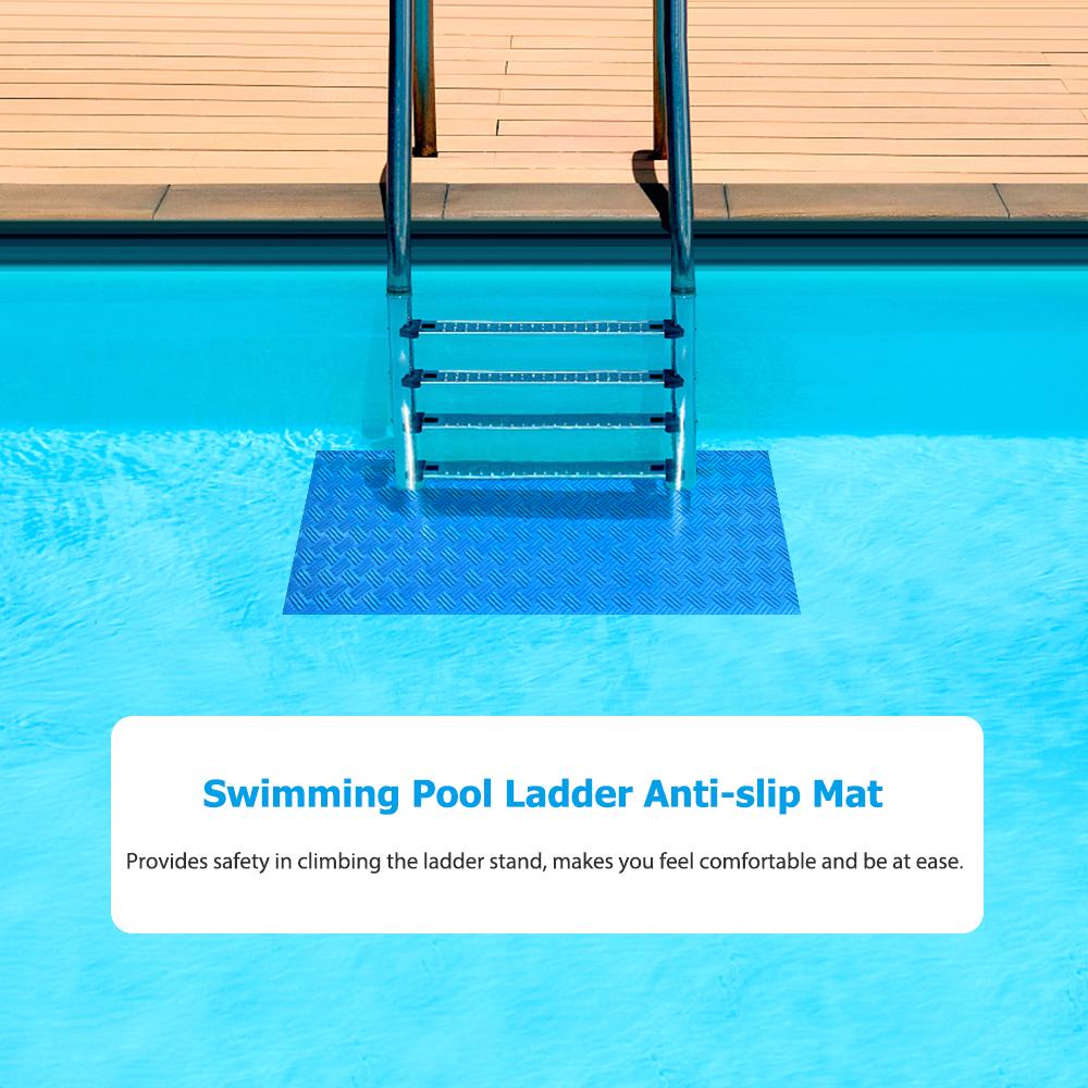 Swimming Pool Ladder Anti-slip Mat 36 x 9 inch Protective Pool Ladder Step Pad Non-slip Safety Liner for Swimming Pool and Stairs