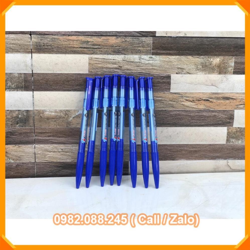 Pens - Bút bi bấm tl-023 Ngòi 0.8mm xanh