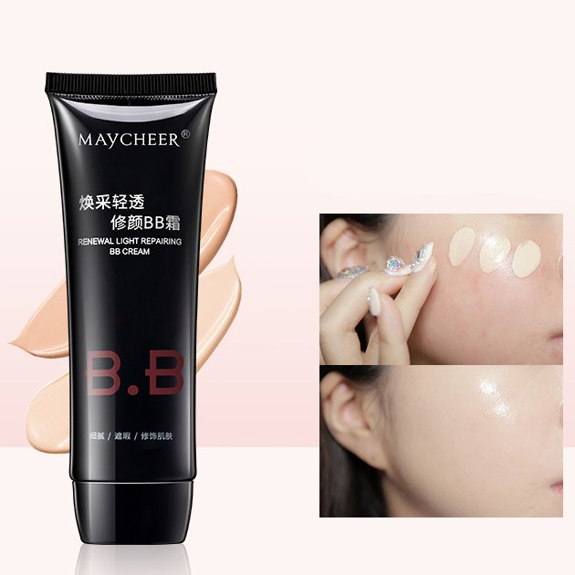 Kem nền BB Cream Maycheer che khuyết điểm dưỡng ẩm cho da trang điểm trong suốt 60ml