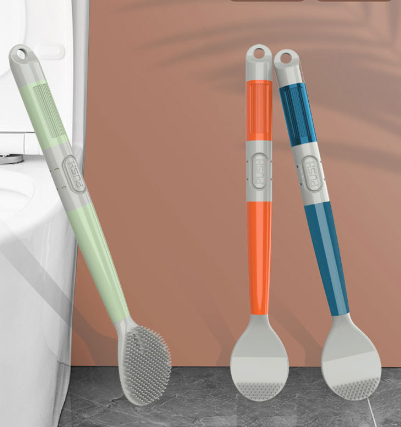 Chổi cọ rửa nhà vệ sinh, chổi nhà tắm cọ toilet BRUSH cao cấp, siêu sạch kiểu treo tường đa năng