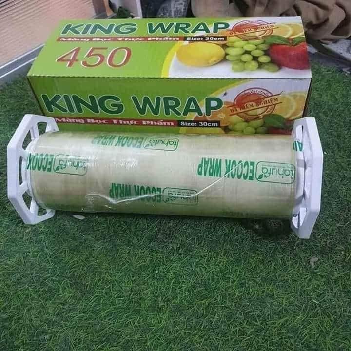 Màng bọc thực phẩm King Wrap 450 Cam Kết Chất Lượng Màng Bọc Thực Phẩm An ToànKing Wrap 450 ( K450 ) (lớn 30cm x 450m)