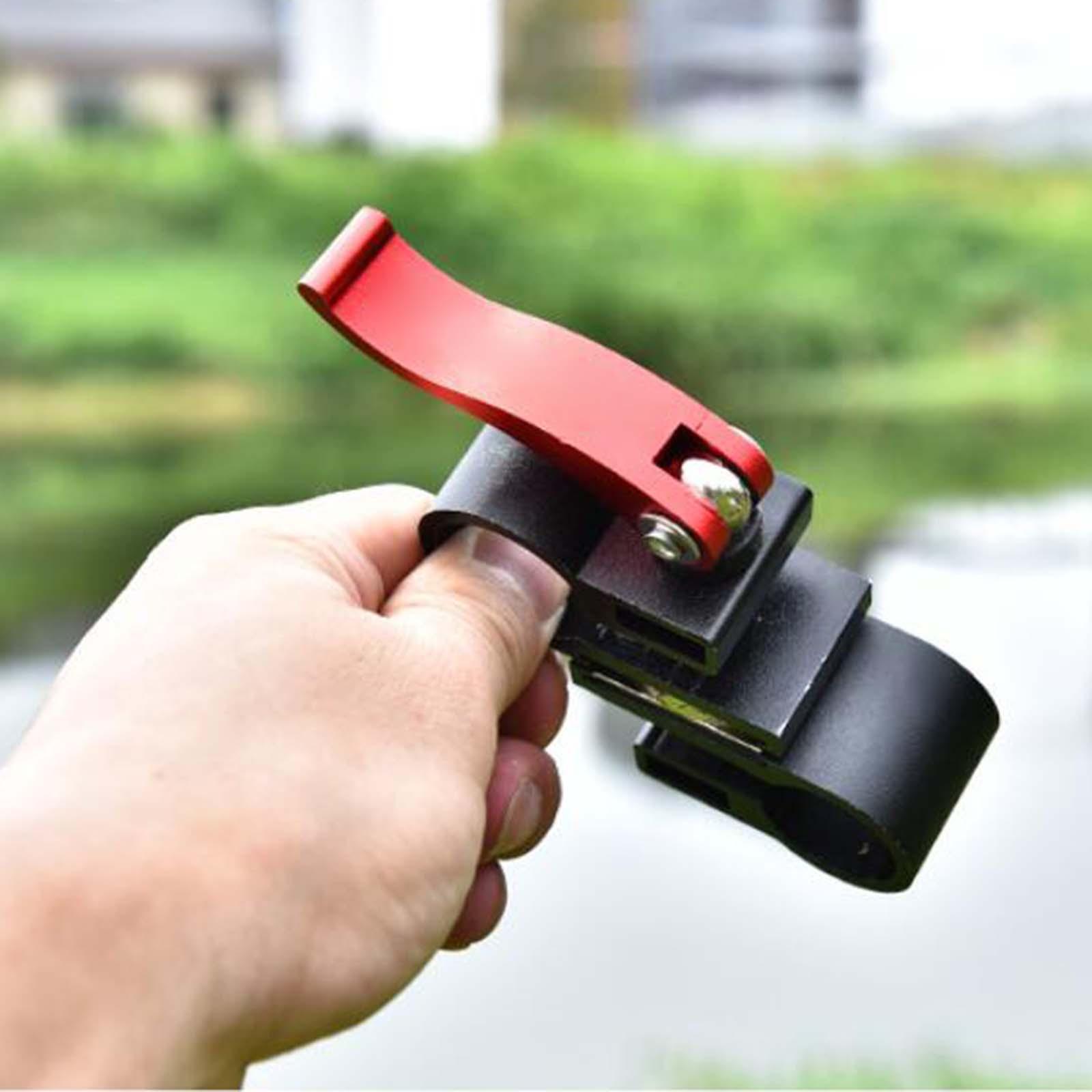 Umbrella Stand Universal Aluminum Alloy Fishing Chair Umbrella Holder Clamp, Adjustable Chair Umbrella Mount Clip Fixed Beach Bracket