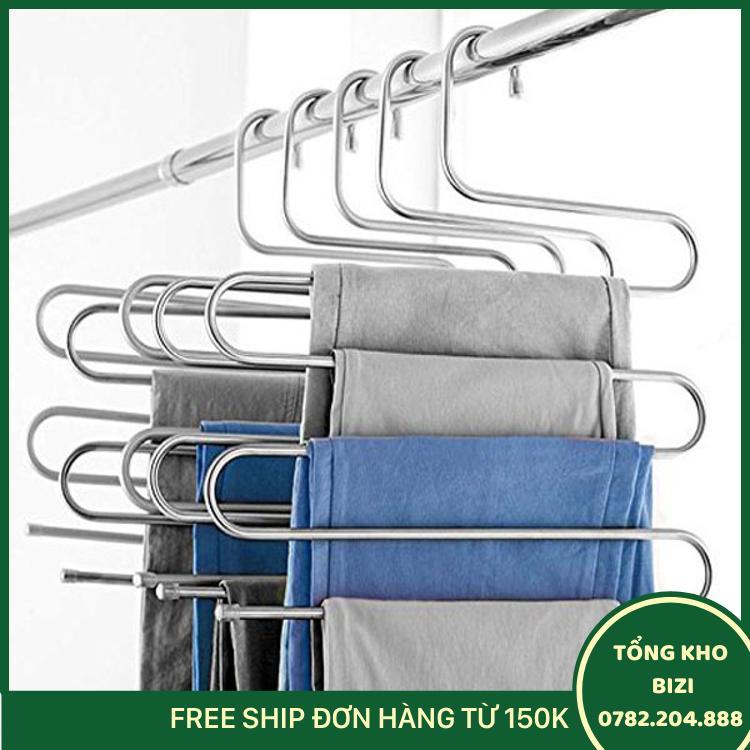 Bộ 3 Móc Treo Quần Áo, Khăn 5 Tầng Thông Minh Tiện Dụng - Free Ship Toàn Quốc