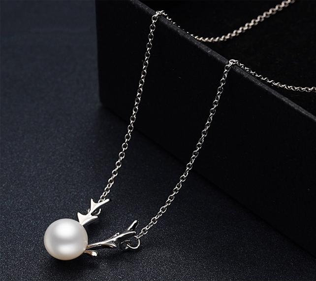 Dây chuyền vòng cổ ngọc tai sừng nai xinh đẹp