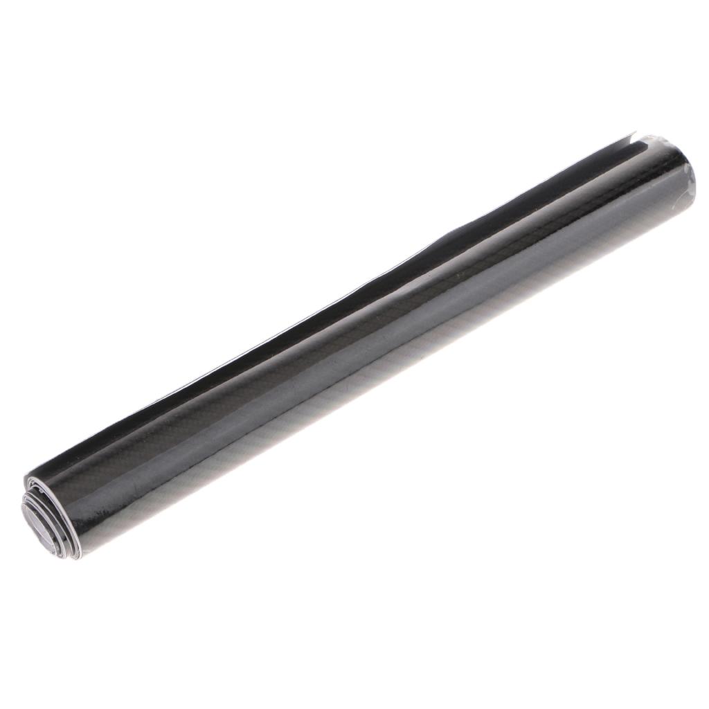 Shiny Gloss 6D Carbon Fiber Film Wrap Decal Car Auto Sticker Sheet