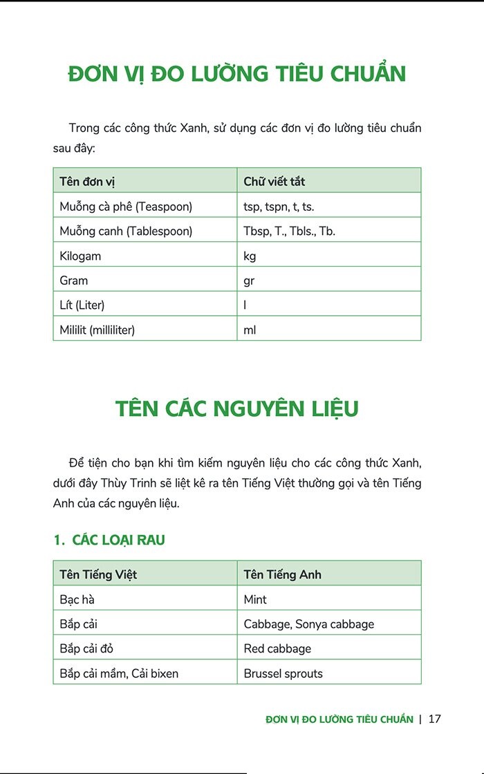 100 Công Thức Xanh -  KHG Thùy Trinh Nguyễn