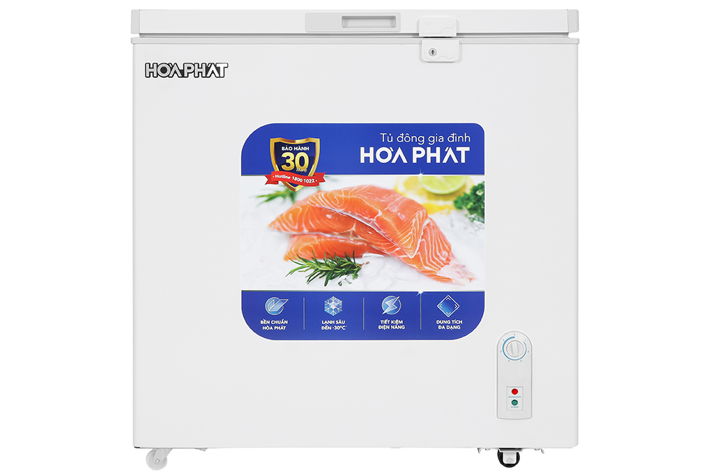 Tủ đông Hòa Phát 162 Lít HPF AD6162 - Hàng chính hãng (Chỉ giao HCM)